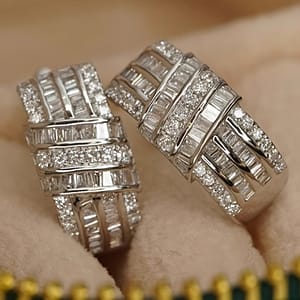 1 Pair Of Elegant Women’s Hoop Earrings With Sparkling Zirconia – Jewelry For Weddings, Parties & , Nickel-free Copper, April Birthstone, Clothing, Shoes & Jewelry Shop Online at Dubai Trades
