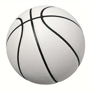 1 Premium Pu Basketball – Black & White, For Indoor/ & Competition, Ideal For Celebrations Basketball Shop Online at Dubai Trades 2