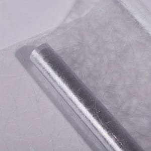 1 Roll Of Luxurious Laser-designed Decorative Pvc Film, 16mil Thick Static Cling Privacy Window Sticker With Iridescent Geometric Pattern For Home & Bathroom Decor Home & Kitchen Shop Online at Dubai Trades
