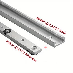 1 Set Aluminium Alloy T-track Slot Miter Track And Miter Bar Slider Kit, Table Saw Miter Gauge Rod T-bar T-slot T-slider Woodworking Tools Workbench Diy Accessories Shop Online at Dubai Trades 2