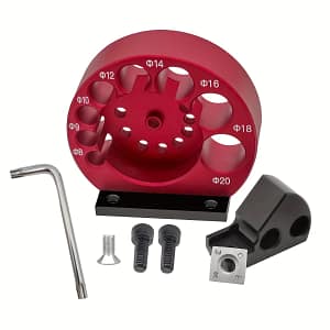 1 Set Dowel Maker Jig, 8-holes Adjustable Dowel Maker Jig 8mm-20mm With Carbide Blades Woodworking Electric Drill Milling Dowel Round Rod Auxiliary Tool Jig Accessories Shop Online at Dubai Trades 2