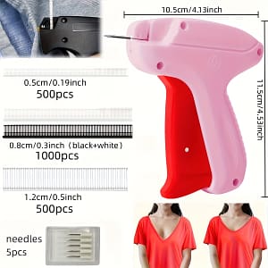 1 Set Fine Needle Clothes Tool, With 6 Thin Needles And 2000 Fasteners, Mini Quick Sewing Hem Tool Arts, Crafts & Sewing Shop Online at Dubai Trades