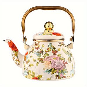 1.2l Enamel Tea Kettle – Thick, & Versatile For Hot And Cold Beverages, Coffee, Milk – Kitchen Or Dining Table Food Service Equipment & Supplies Shop Online at Dubai Trades