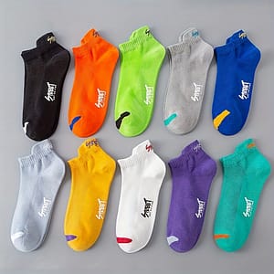 10 Pairs Of Men’ Solid Liner Anklets Socks, Comfy Breathable Soft Sweat Absorbent Socks For Men’s Outdoor Wearing Clothing Shop Online at Dubai Trades