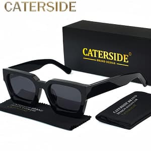 100% Acetate Square Men Fashion Glasses Classic Retro Driving Fashion Glasses For Male Female Tac Thick Eyeglasses Shade, For Gifts With Business Set Case Rc005 Accessories Shop Online at Dubai Trades 2