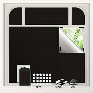 100% Blackout Curtains For Bedroom – Portable, No Drill Travel Blackout Blinds With Sun Protection, For Nursery & Dorm Rooms, Curtains For Windows Rv Screens, Rv Curtains Automotive Shop Online at Dubai Trades