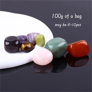 100g/bag Natural Tumbled Stones And Mix Color Crystals Bulk – Assorted Tumbled Polished Stones Rocks Gemstones For Home Decoration Clothing, Shoes & Jewelry Shop Online at Dubai Trades