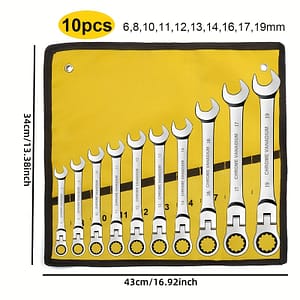 10/14pcs Set Movable Head Ratchet Wrench Quick Wrench Set Hardware Tools 72 Teeth Wholesale Rotation Adjustable Wrenches Shop Online at Dubai Trades