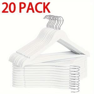 10/20pcs Wooden Clothes Hangers With , Wood Drying Rack For Wardrobes, Bedrooms, Clothing Stores, Household Saving Storage Organizer For Bedroom, Bathroom, Closet, Wardrobe, Home Clothes Hangers Shop Online at Dubai Trades