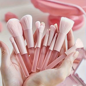 10pcs Mini Makeup Brush Set For Travel, Synthetic Face Eye Blending Makeup Brushes For Concealer Eyeshadow Blush Powder Foundation, Gift For Girls Women Beauty & Personal Care Shop Online at Dubai Trades