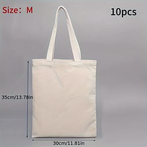 10pcs Minimalist Blank Hand-held Sail Bag With Painting, Sewing, Stickers, Handmade Diy Canvas Bag, Picnic Packing Bag, Daily Attendance Handbag, Gift Bag Arts, Crafts & Sewing Shop Online at Dubai Trades 2