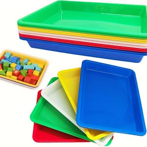 10pcs Multicolor Plastic Trays, Organizing Storage For , Diy Projects, Painting, Beading, Classroom And Home Use, And Stackable -beading Trays Arts, Crafts & Sewing Shop Online at Dubai Trades