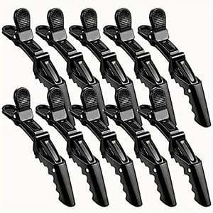 10pcs Non-slip Alligator Hair Clips For Professional Hair Styling And Sectioning – Black Beauty & Personal Care Shop Online at Dubai Trades