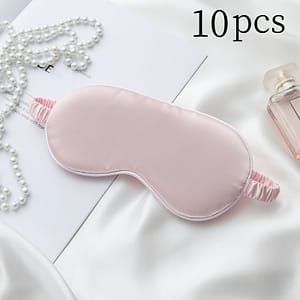 10pcs Of Double-sided Silky Sleep Masks, Light-blocking Travel Nap Masks, Breathable Aviation Eye Masks, Measuring 8.27 Inches By 3.74 Inches. Beauty & Personal Care Shop Online at Dubai Trades