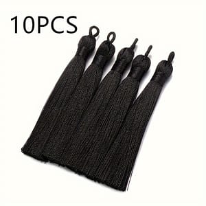 10pcs Polyester Tassel Fringe Pendants For Making, Keychains, Bookmarks, And Sewing Decorations Arts, Crafts & Sewing Shop Online at Dubai Trades 2