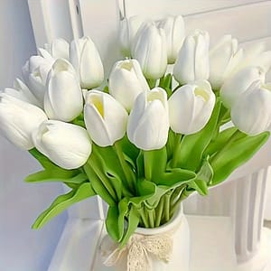 10pcs Premium Artificial Flowers, Real Touch Tulips Bouquet, Artificial Flowers For Wedding Room , Mother’s Day Gift For Mom, Birthday Gift, Mother’s Day Decoration, Home Decor Artificial Flowers Shop Online at Dubai Trades