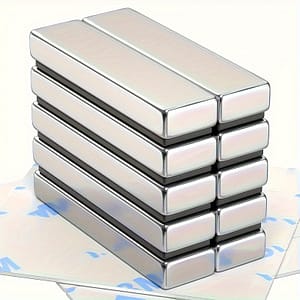 10pcs Square Magnets – For Cabinet Tool Storage, Map, Whiteboard Rectangular Magnetic Bars Business, Industry & Science Shop Online at Dubai Trades