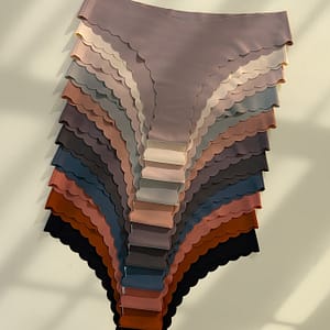 11pcs Seamless Women’s Bikini Panties – Elegant Nylon Blend, Scalloped Trim, Non-see-through, Hand Washable In Assorted Colors Bikinis Shop Online at Dubai Trades