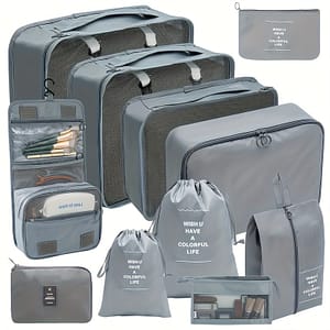 11pcs Solid Color Packing Cubes For Suitcases, Travel Luggage Packing Organizers With Laundry Bag, Storage Shoe Bag, Clothing Underwear Bag Etc Clothing, Shoes & Jewelry Shop Online at Dubai Trades