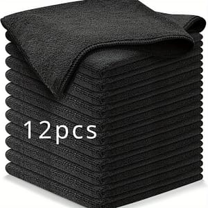 12 Pack Microfiber Cleaning Towels – Scratch-free, Fast-drying, Super-absorbent Dishwashing Cloths – Multipurpose Stain-hiding Boat& Kitchen & Household Cleaning Rags Boating Shop Online at Dubai Trades