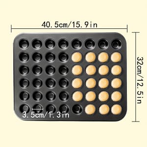 12/24/35/48-cup Mini Cake Mold Muffin Cupcake Baking Pan For Home Use Bakeware Shop Online at Dubai Trades