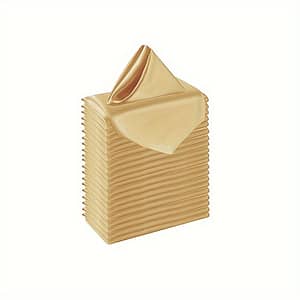 12/24pcs Square Satin Napkins, 17×17 Inch Polyester Woven Napkin, Elegant Restaurant Banquet Wedding Napkin Cloth Napkins Shop Online at Dubai Trades