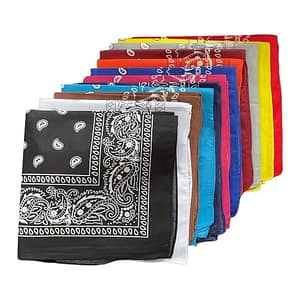 12pcs Headscarf Hip-hop Bandana Square Scarf Cycling Motorcycle Scarf Large Style For Accessories Shop Online at Dubai Trades