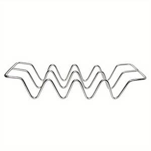 1/4pcs Stainless Steel Taco Shell Holder, 4-fried Cornbreads Capacity, Oven & Grill Safe Taco Tray For Mexican Rolls, Baking And Tableware Dining & Entertaining Shop Online at Dubai Trades