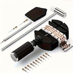 16pc Stainless Steel Watch Link Removal & Band Sizing Tool Kit – Professional Watch Adjustment Set With Plastic Body, No Assembly Required Clothing, Shoes & Jewelry Shop Online at Dubai Trades