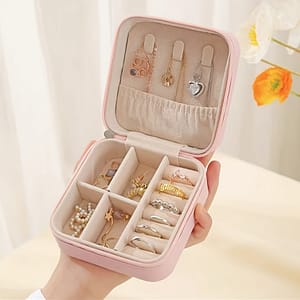 1pa Pl Leather Jewelry Organizer Box With Lock & Soft Lined Drawer.large Lapacity Jewelry Finishing Box – Gift For Ladies And , Jewelry Boxes Home & Kitchen Shop Online at Dubai Trades
