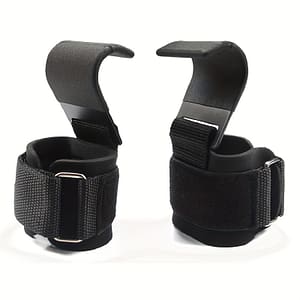 1pair Weight Lifting Hooks, Hand Grip Support Wrist Straps For Men And Women, 8mm Thick Padded Neoprene Wrist Band For Powerlifting & Pull Up Bar Exercise & Fitness Shop Online at Dubai Trades