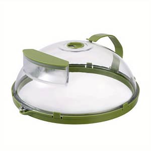1pc 10″ Clear Microwave Splatter Guard With Green Handle – Food Cover & Water Steamer Lid, Heat-resistant, Keeps Meal Warm, Ideal For Salmon & Veggies, Microwave Food Cover Food Service Equipment & Supplies Shop Online at Dubai Trades