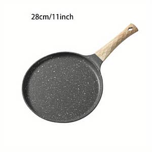 1pc 10-inch Nonstick Crepe Pan, Swiss Granite Coated Aluminum Dosa Pancake , Griddle With Stay-, Induction Compatible, Free Cookware Shop Online at Dubai Trades