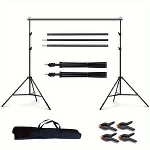 1pc 2*2m Background Rack For Photo Photography With Background Cloth, Photo Props Shooting Bracket Background Support Equipment Shop Online at Dubai Trades
