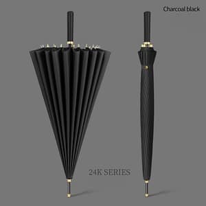1pc 24 Ribs Long Handle Automatic Umbrella, Women Men Straight Umbrella, Super Large Windproof Waterproof Compact Umbrella Clothing, Shoes & Jewelry Shop Online at Dubai Trades