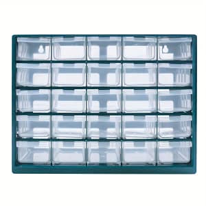 1pc 25 Multi-grid Drawer Parts Box, Wall-mounted Screw Classification Component Box, Tool Case, Electronic Components Storage Tool Box Storage & Home Organization Shop Online at Dubai Trades