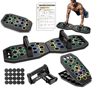 1pc 28 Holes Multifunctional Folding -up Board For Home And Gym Workouts Exercise & Fitness Shop Online at Dubai Trades