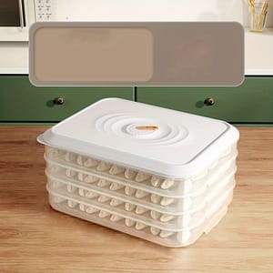 1pc 3/4 Layer Dumpling Box, Special -keeping Box For Household Refrigerator Freezer, Large-capacity Quick- Food Storage Box, Kitchen Supplies Home & Kitchen Shop Online at Dubai Trades