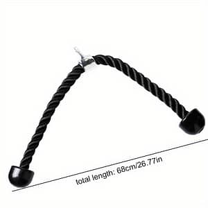 1pc 34cm/68cm(13.39in/26.77in) Tricep Training Rope, Suitable For Bodybuilding, Strength Training, Gym Workout Exercise & Fitness Shop Online at Dubai Trades