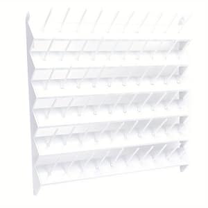 1pc 60 Spool Thread Stand Wall-mounted Rack With 60-axis Storage + Plastic Material + Storage For Bobbin Embroidery Thread And Jewelry Arts, Crafts & Sewing Shop Online at Dubai Trades