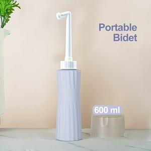1pc 600ml Large Capacity Portable Bidet, Handheld Travel Bidet, Retractable 14-hole Nozzle, Suitable For Personal Hygiene Cleaning And Travel Use Bathroom Fixtures Shop Online at Dubai Trades 2