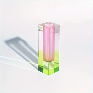 1pc Acrylic Vase For Flowers Aesthetic Room Decor, Unique Gradient Color Vase, Modern Home, Office And Wedding Decor Home & Kitchen Shop Online at Dubai Trades
