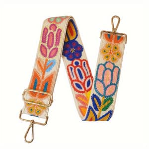 1pc Adjustable Crochet Flower Guitar Strap For Handbags, Colorful Crossbody Shoulder Replacement Strap, Purse Accessory Diy Wallet Making Arts, Crafts & Sewing Shop Online at Dubai Trades