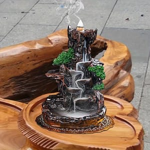 1pc, Backflow Incense Holder, Waterfall , Ornament Home Decoration For Spa, Yoga, Meditation, Gifts Home & Kitchen Shop Online at Dubai Trades