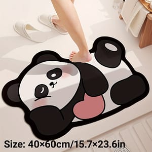 1pc Bath Mat, Bathroom Non-slip Floor Mat, -drying Diatomite Bathroom Mat, Carpet Shower Bathtub Outdoor Door Mat, Cute Cartoon Print, Home Decoration, Bathroom Decoration Bath Shop Online at Dubai Trades