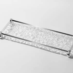 1pc Bathroom Tray, Acrylic Clear Sink Caddy, Cosmetic Perfume Bottle Sink Organizer, Bathroom Supplies Storage Holder, , Suitable For Bathroom And Toilet, Vanity Tray Bath Shop Online at Dubai Trades