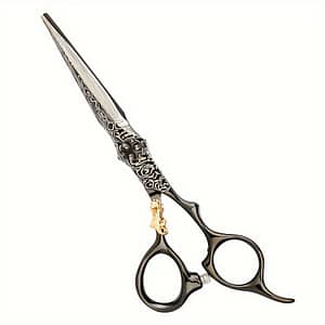 1pc Black Damascus Barber Scissors, Professional Hair Cutting Sicssors Thinning Shears, Hairdressing Tools Beauty & Personal Care Shop Online at Dubai Trades