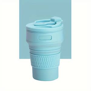 1pc Bpa-free Food Grade Silicone Collapsible Water Cup, Portable Foldable Coffee Mug For Outdoor Sports, Camping, Travel Sports & Outdoor Recreation Accessories Shop Online at Dubai Trades