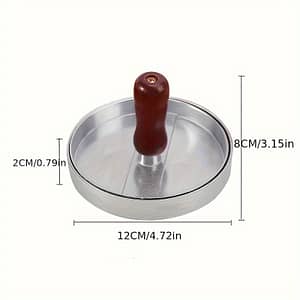 1pc Burger Press Patty Maker – Metal Hamburger Mold For Beef, Cheese, Making, Suitable For Bbq Grill Cooking Bakeware Shop Online at Dubai Trades