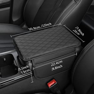1pc Car Armrest Box Universal Pu Leather Armrest Cushion With Pocket Elbow Support Armrest Storage Car Armrest Pad Anti Protective Pads Automotive Shop Online at Dubai Trades